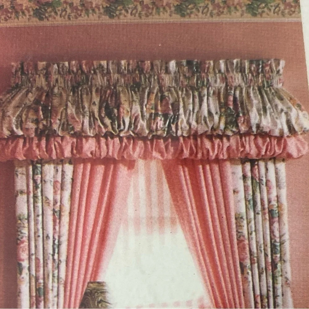 Laura Ashley blouson Imogen II print valance 86 x 15